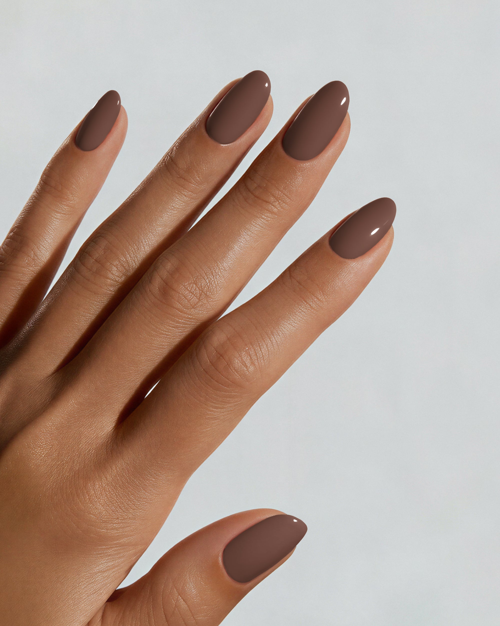 Hot brown gel e nail lacquer set