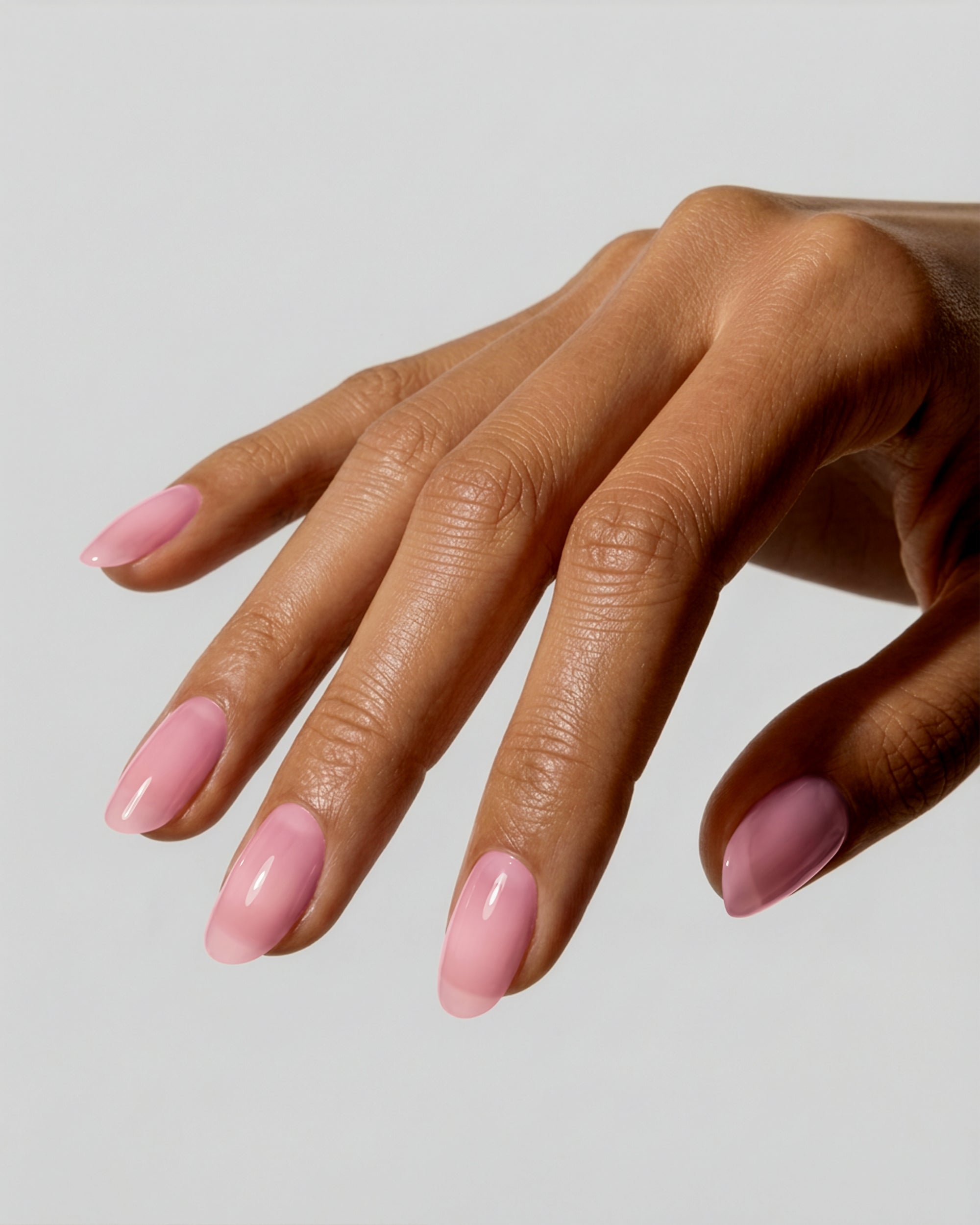 Pink flash gel e nail lacquer set