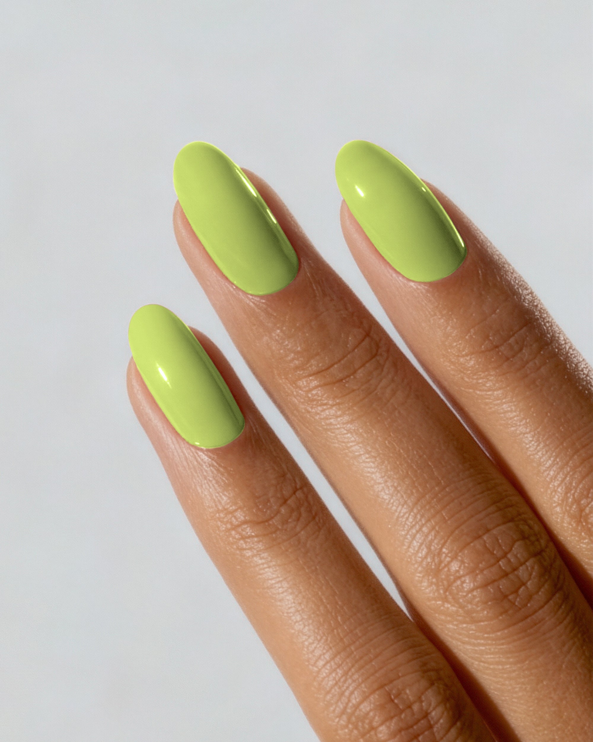 Beautiful green gel e nail lacquer set