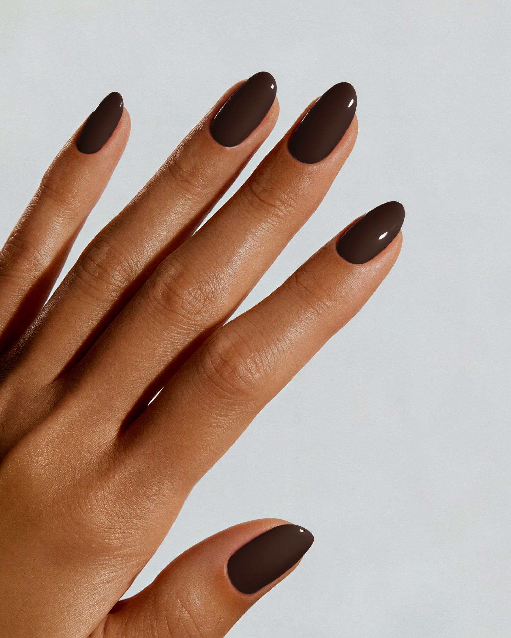 Deep chocolate gel e nail lacquer set